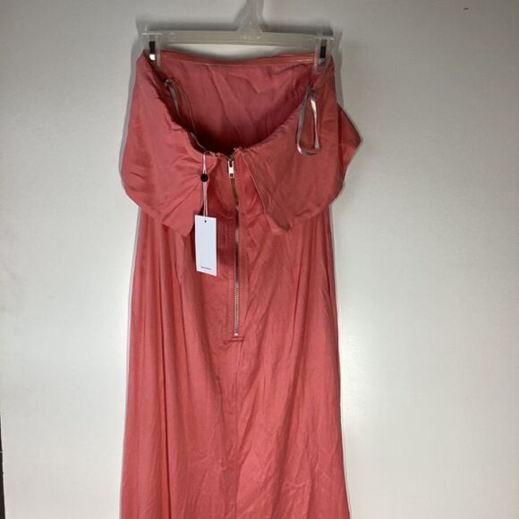 NWT Lovers + Friends‎ Anzen Gown In Orange Blush - Picture 5 of 12